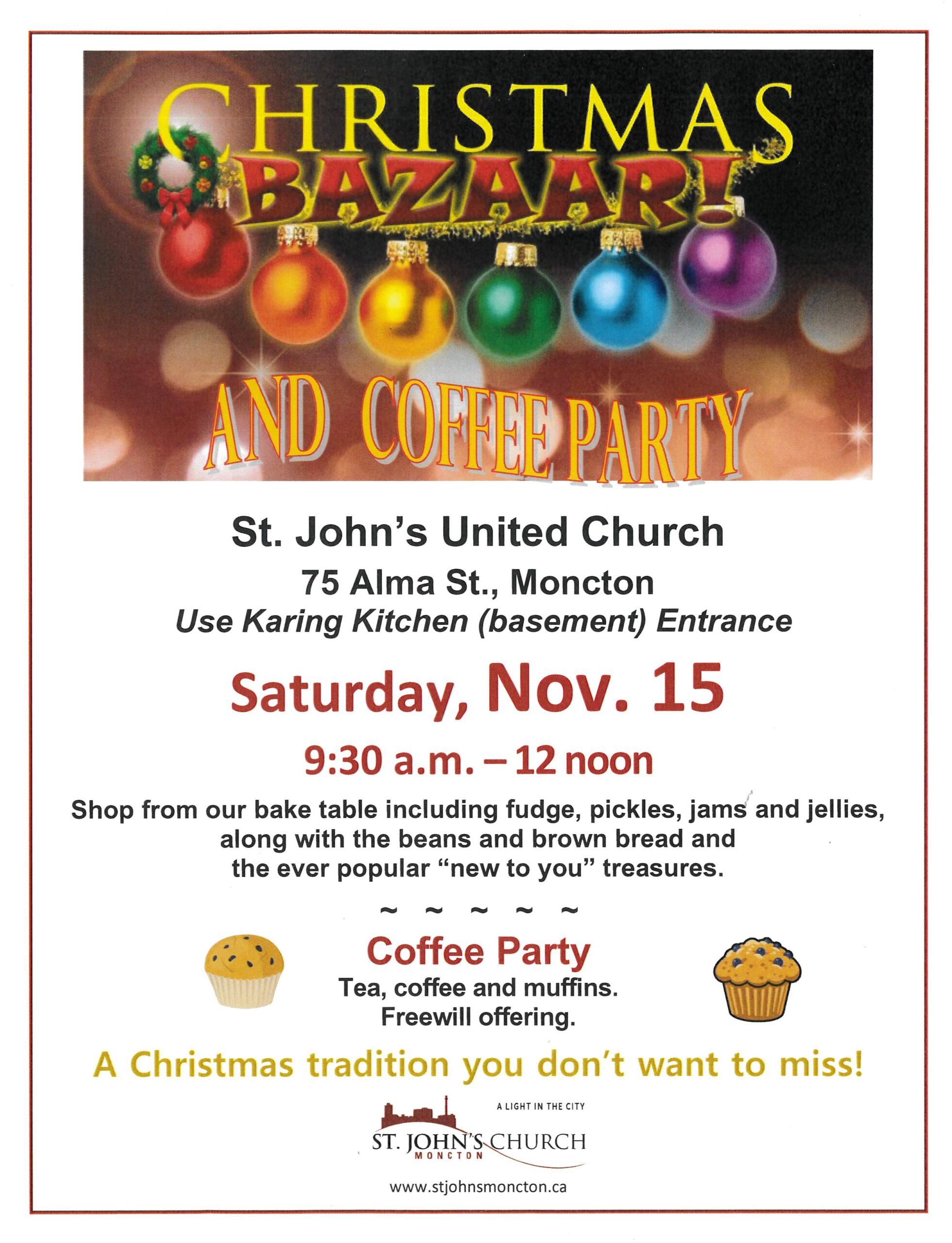 Christmas Bazaar Poster 2025